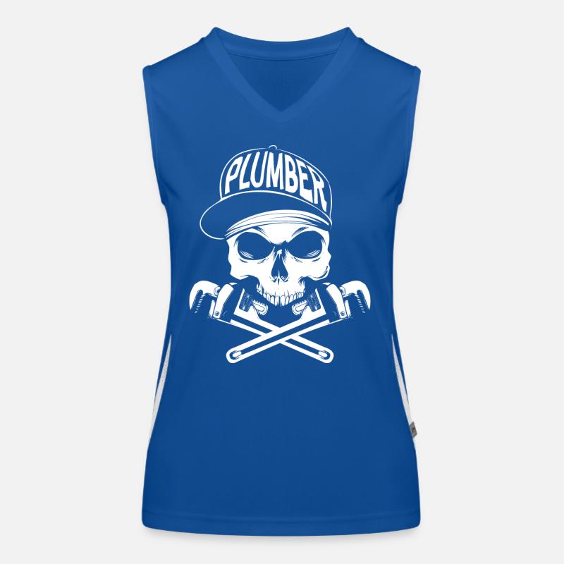 Plombier Débardeur respirant contrasté Femme