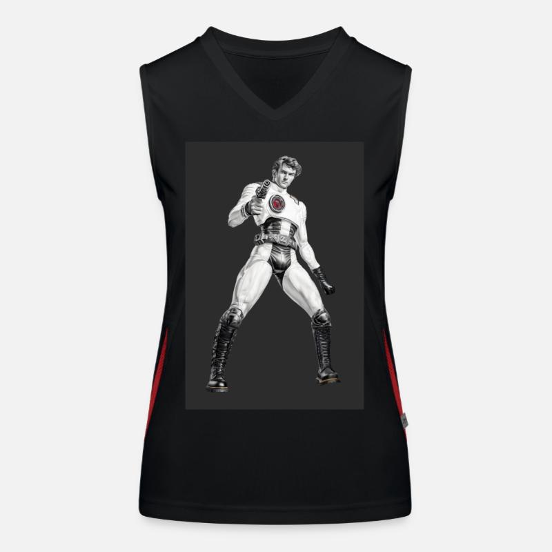 Galactic Avenger Funktionelles Kontrast-Tank Top für Frauen