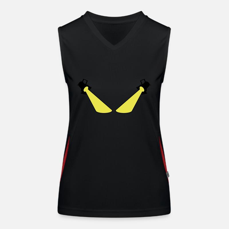 Scheinwerfer Spotlight Funktionelles Kontrast-Tank Top für Frauen