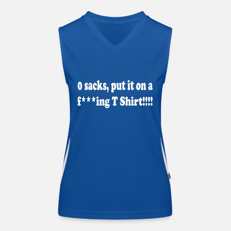 0 sacks put it on at Funktionelles Kontrast-Tank Top für Frauen