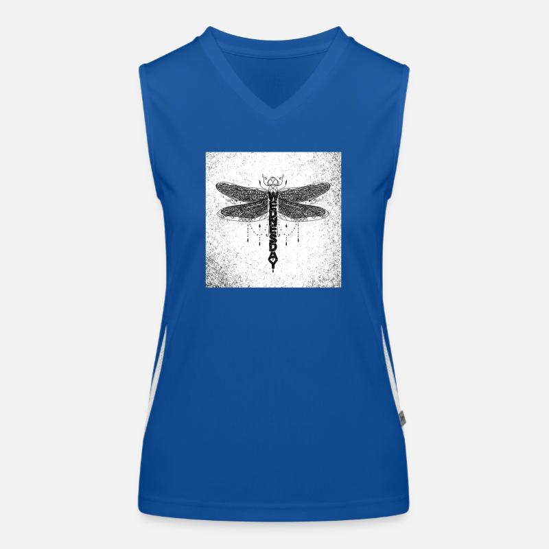 Mercredi libellule Débardeur respirant contrasté Femme