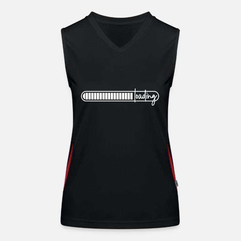 loading bar - loading - loading Women's Functional Contrast Tank Top