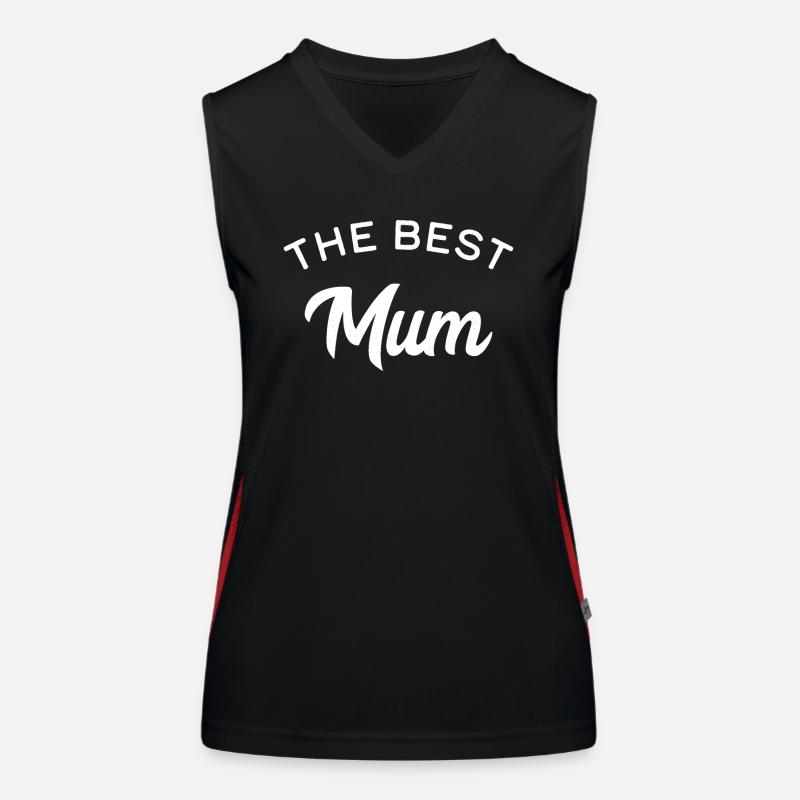 Die beste Mama Funktionelles Kontrast-Tank Top für Frauen