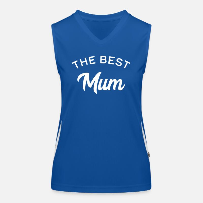 Die beste Mama Funktionelles Kontrast-Tank Top für Frauen