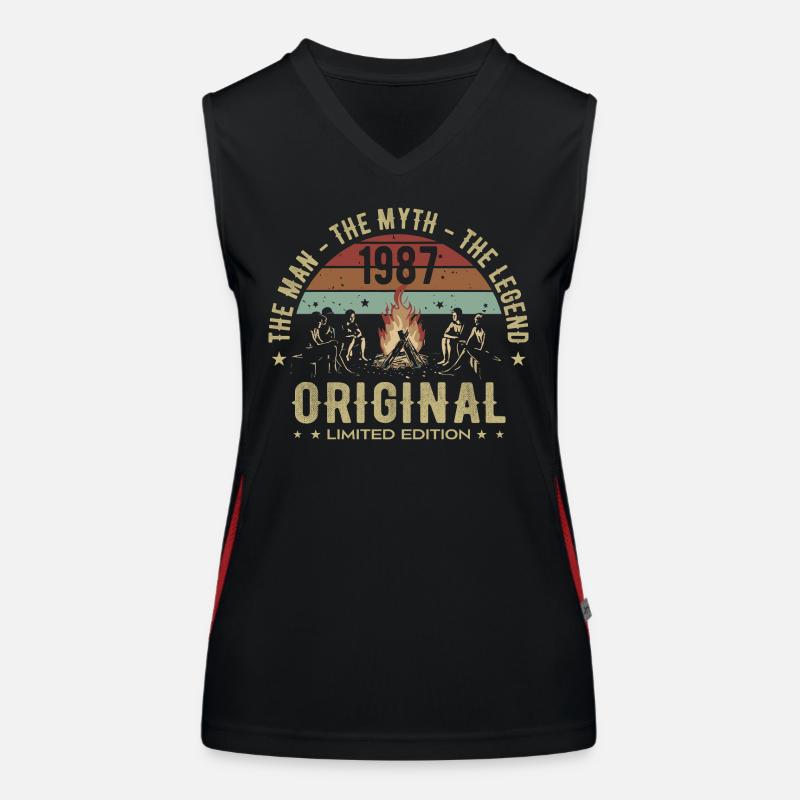 Legendär seit 1987 | 38. Geburtstag der Männer Funktionelles Kontrast-Tank Top für Frauen