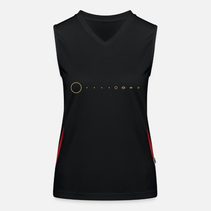 solar system Women's Functional Contrast Tank Top