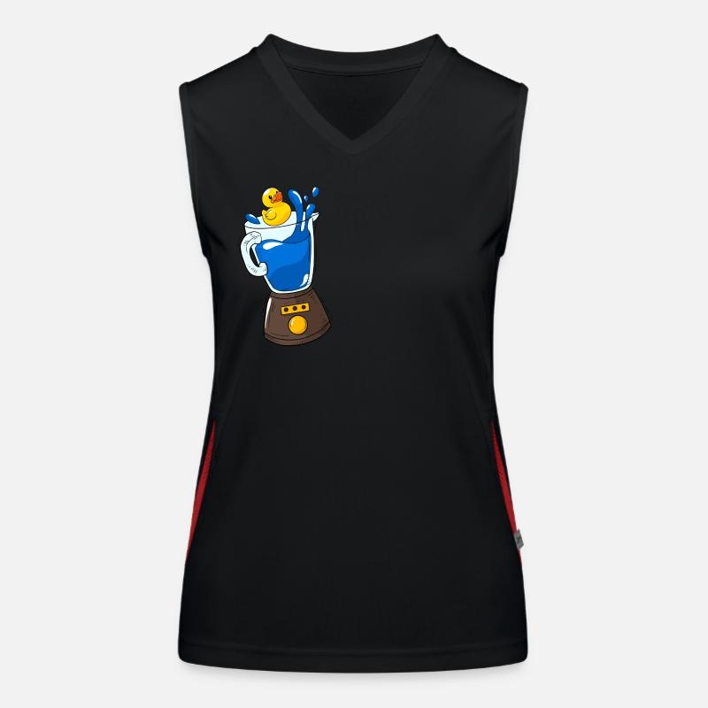 Blender Duck Women's Functional Contrast Tank Top