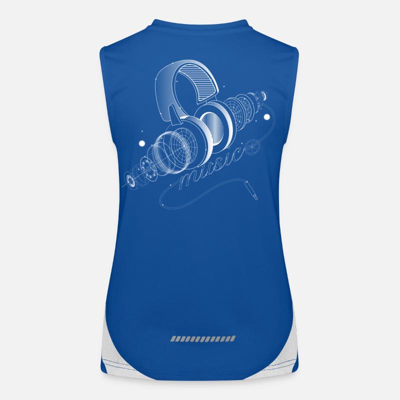 Items of headphones Women's Functional Contrast Tank Top