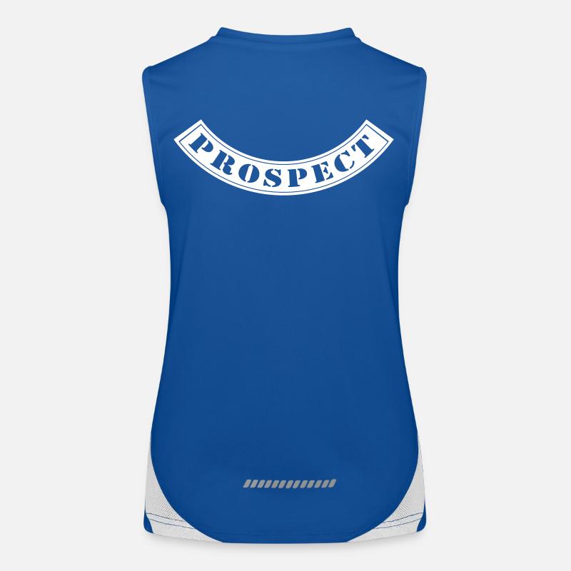 Couleurs Prospect MC Patch librement sélectionnables Débardeur respirant contrasté Femme