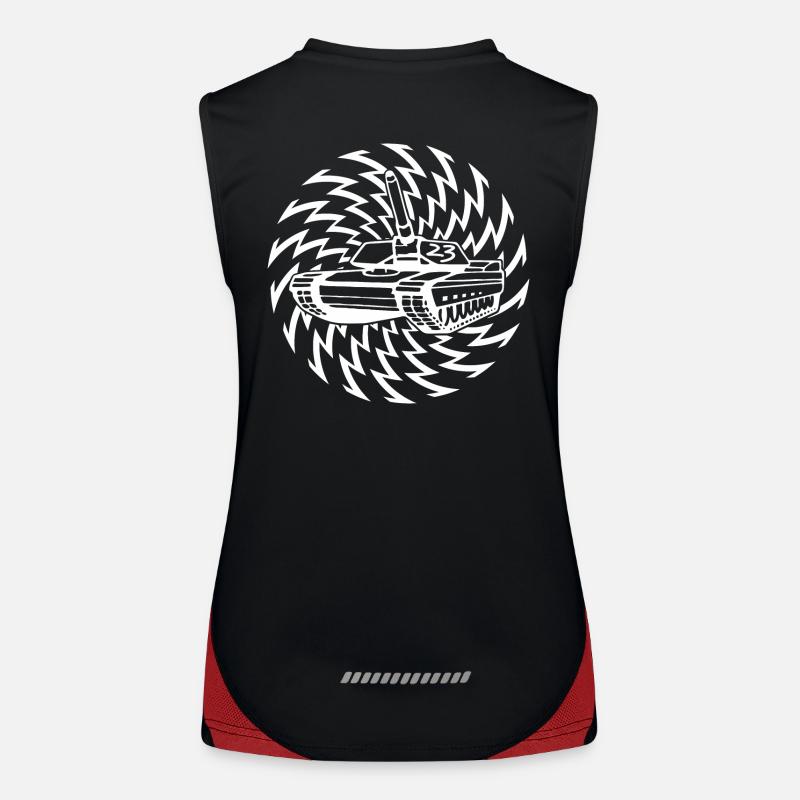 tekno tank 23 Funktionelles Kontrast-Tank Top für Frauen
