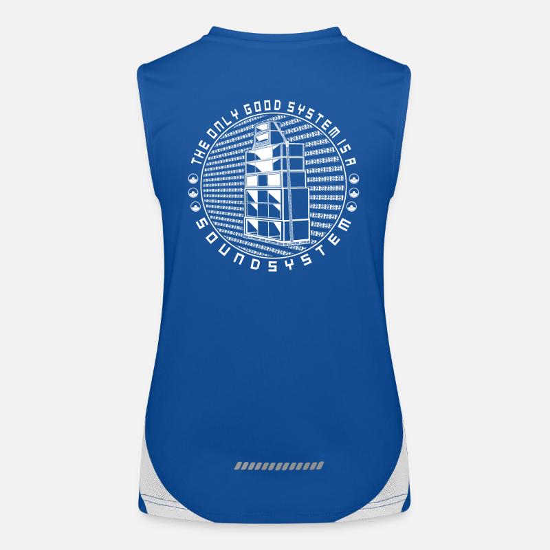 Le seul bon système est un système de son tekno 23 Débardeur respirant contrasté Femme