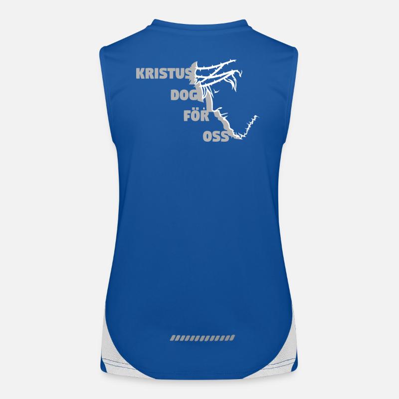 Christ Died for Us - Swedish Women's Functional Contrast Tank Top