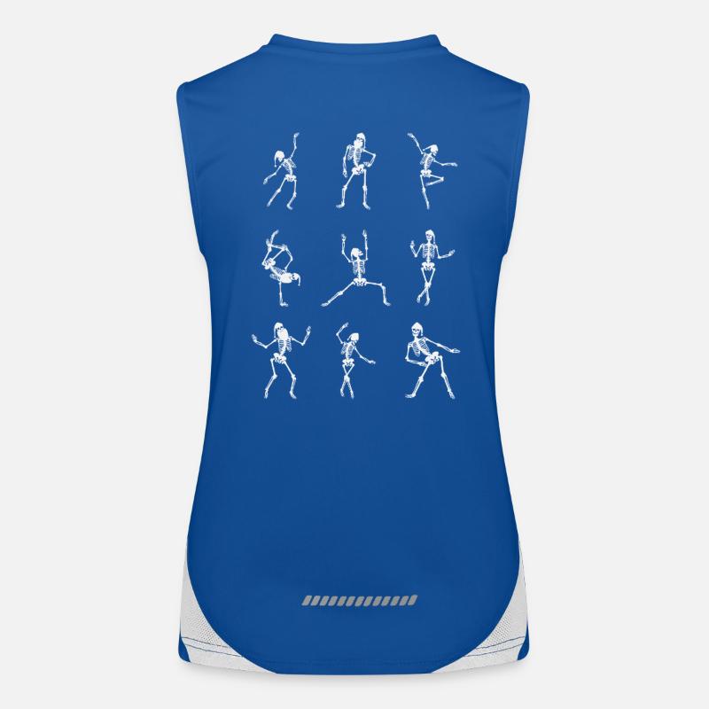 Silhouettes de danse dynamiques Débardeur respirant contrasté Femme