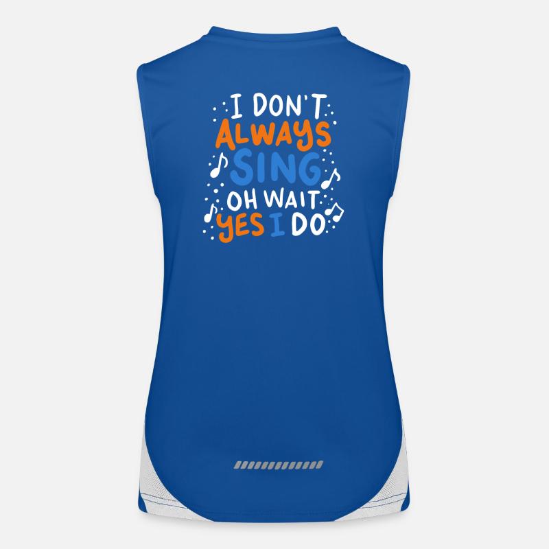 Sänger Funktionelles Kontrast-Tank Top für Frauen