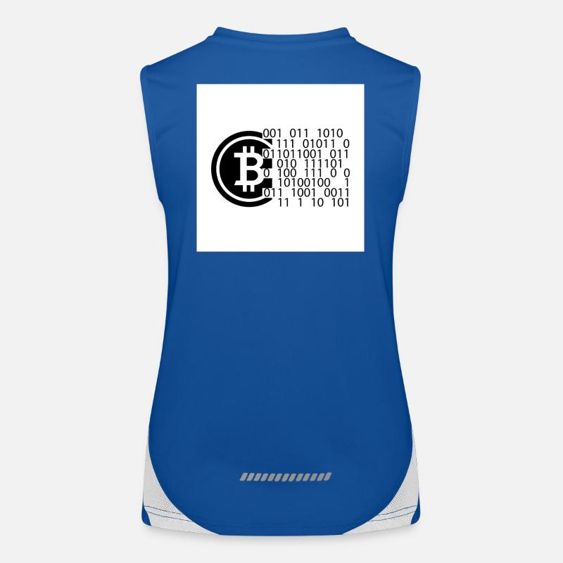 Bitcoin Code Funktionelles Kontrast-Tank Top für Frauen