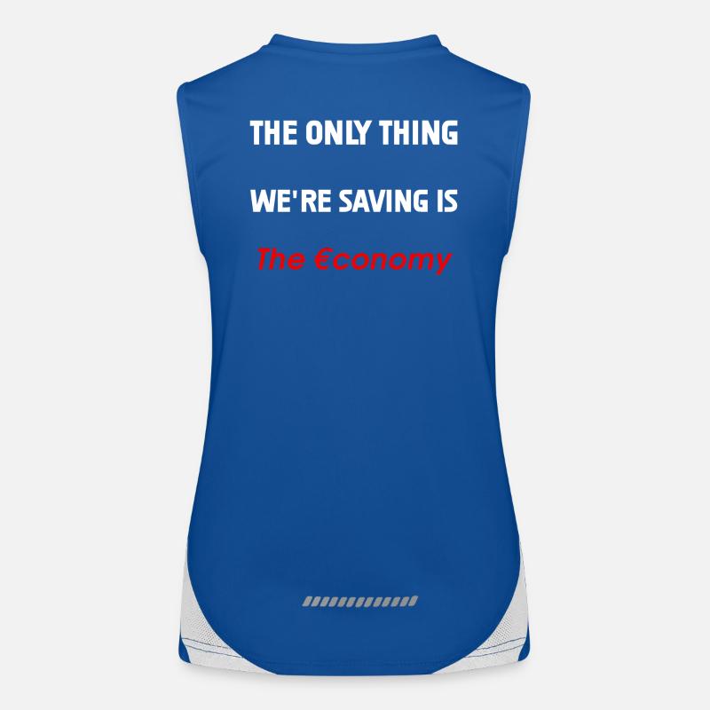 Saving the Economy Women's Functional Contrast Tank Top