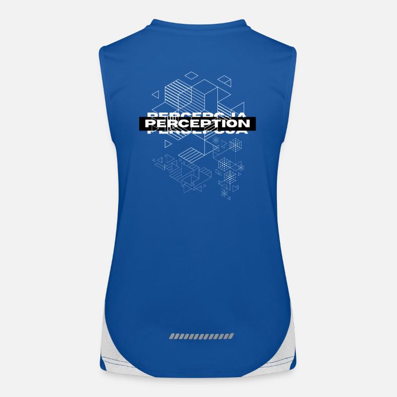 Perception Geometry Mystique Women's Functional Contrast Tank Top