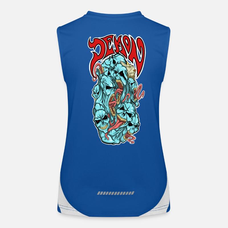 Dämonen Funktionelles Kontrast-Tank Top für Frauen