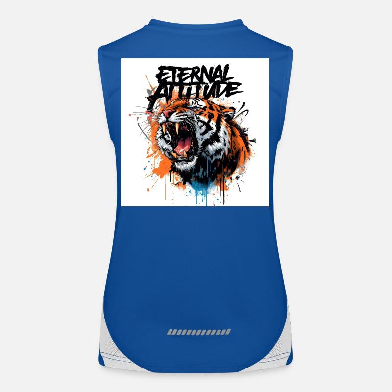 Pose du tigre éternel Débardeur respirant contrasté Femme