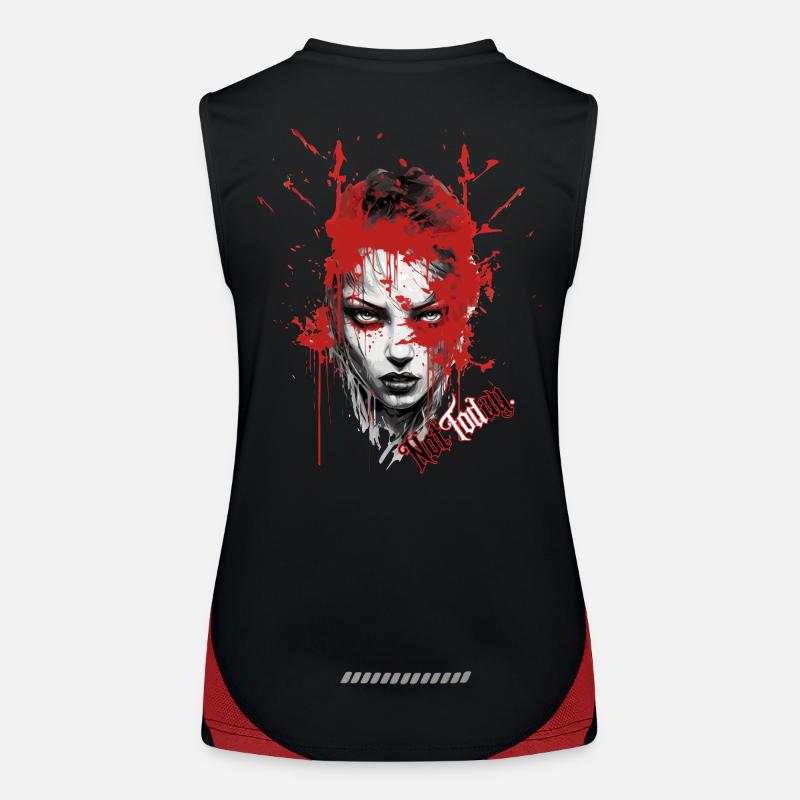 Nicht Heute. Funktionelles Kontrast-Tank Top für Frauen