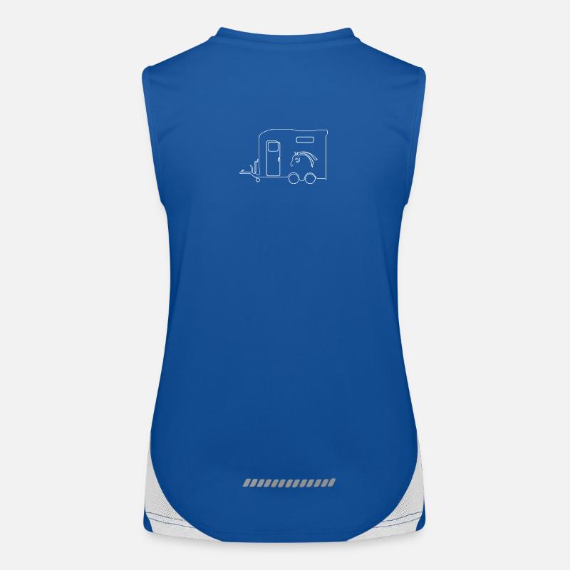 Horse trailer Women's Functional Contrast Tank Top