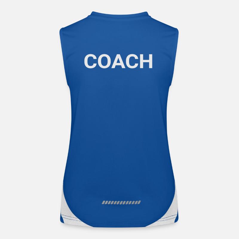 Coach - dos, dos, dos étiquetés Débardeur respirant contrasté Femme