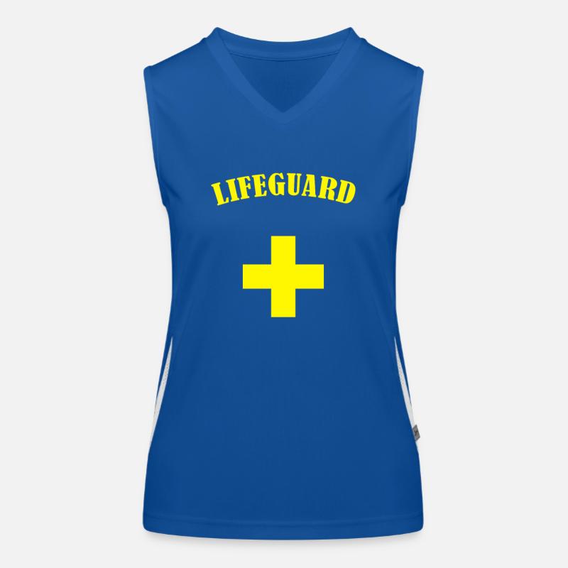 Lifeguard Funktionelles Kontrast-Tank Top für Frauen