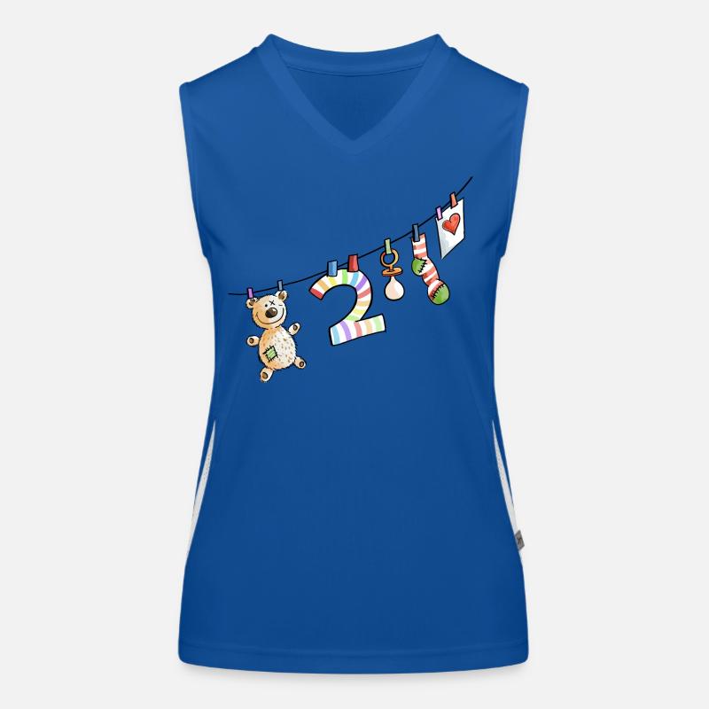 Second Birthday - I am already two - a present Women's Functional Contrast Tank Top