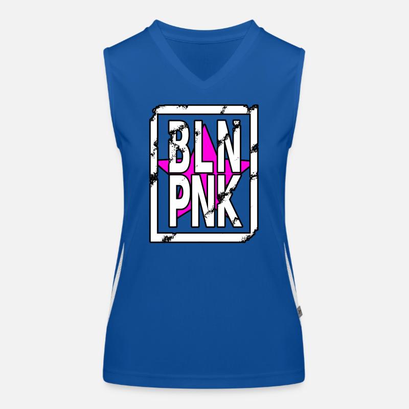 Expressive Bling Pink Design Funktionelles Kontrast-Tank Top für Frauen