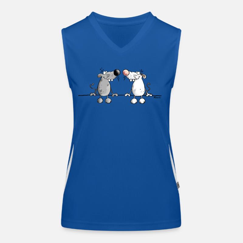 Mice in Love Women's Functional Contrast Tank Top