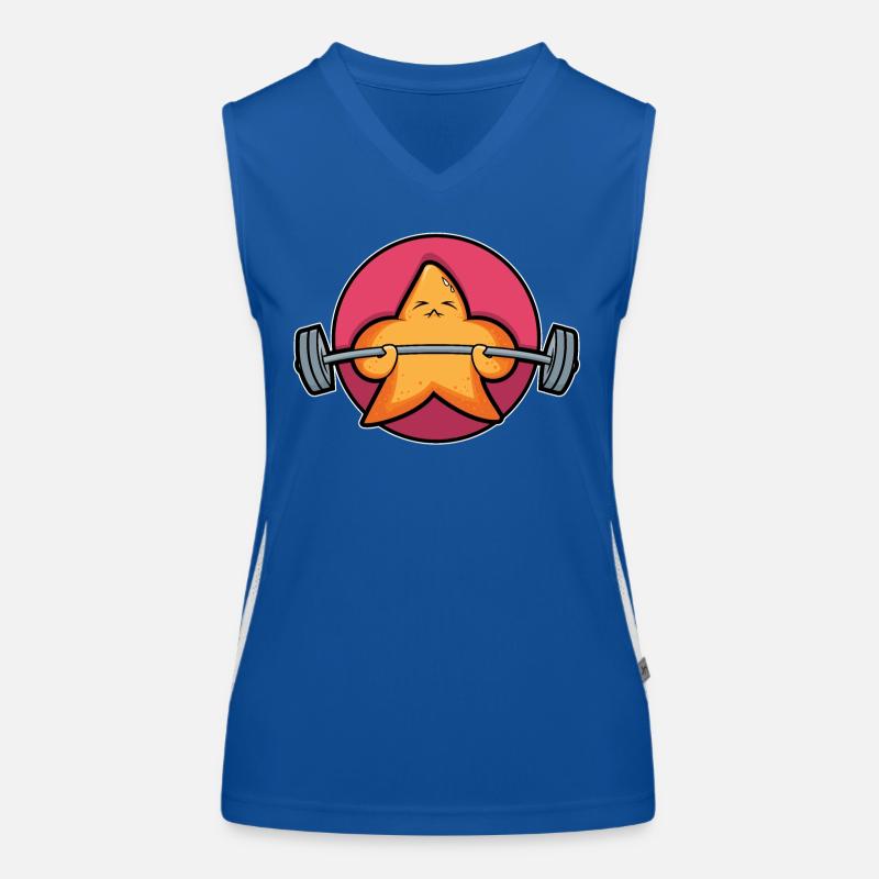 Conception de remise en forme Starfish Débardeur respirant contrasté Femme