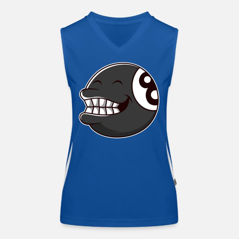 Boule de billard 8 Débardeur respirant contrasté Femme