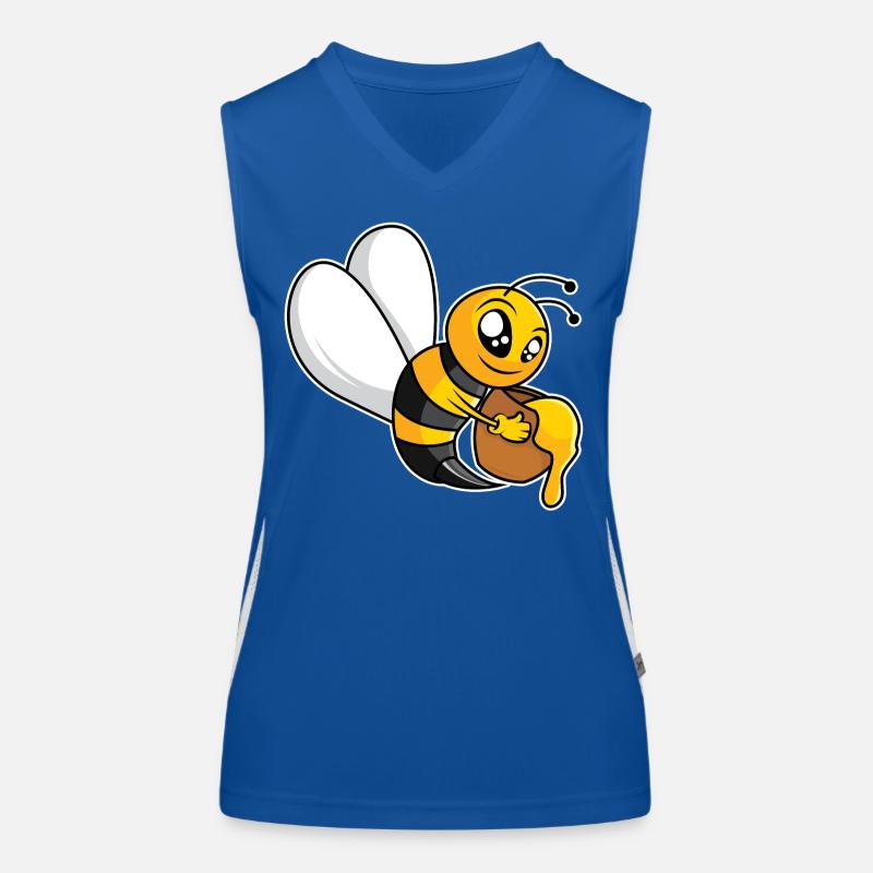 Abeille mellifère industrieuse - Design Débardeur respirant contrasté Femme