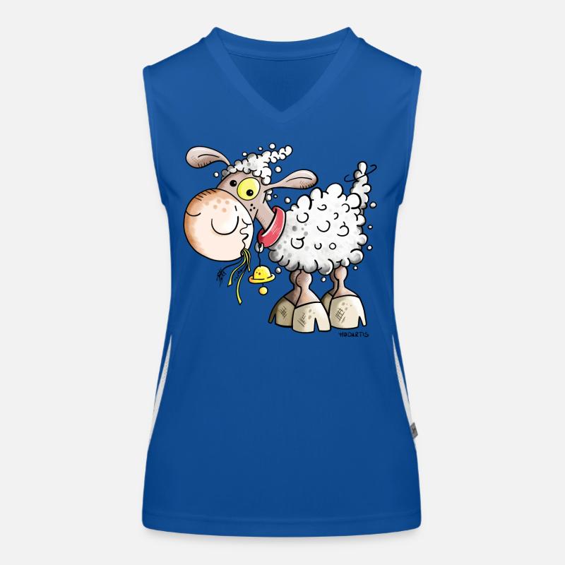 Little Sheep Women's Functional Contrast Tank Top