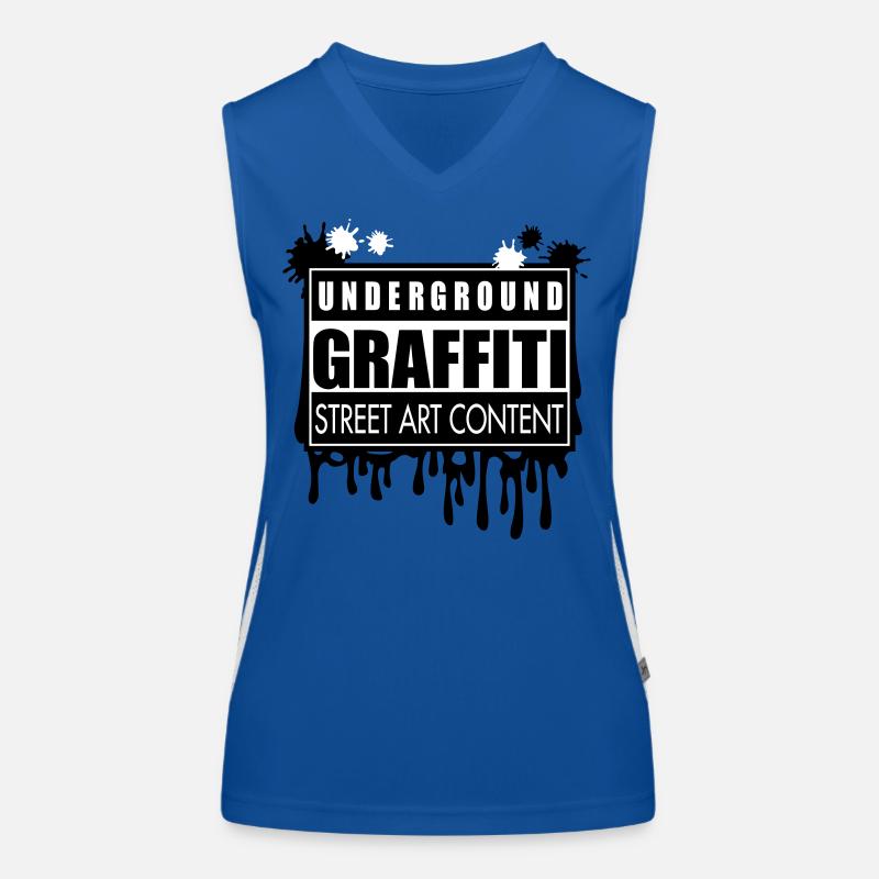 Underground graffitis flex Débardeur respirant contrasté Femme