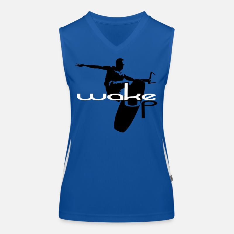 Wakeboard wake up wakeboarding Women's Functional Contrast Tank Top