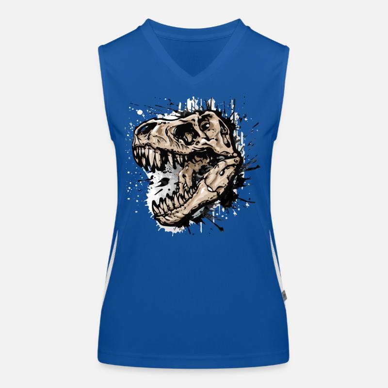 Trex / T-Rex Dinosaurier  Funktionelles Kontrast-Tank Top für Frauen