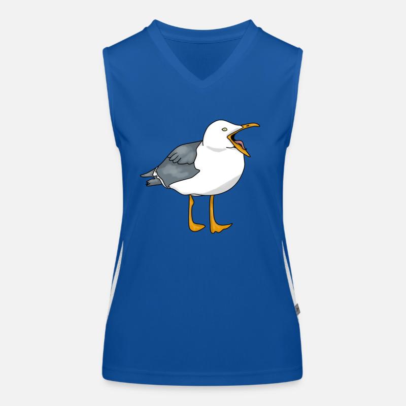 Seagull - Seagull - Women's Functional Contrast Tank Top - royal/white