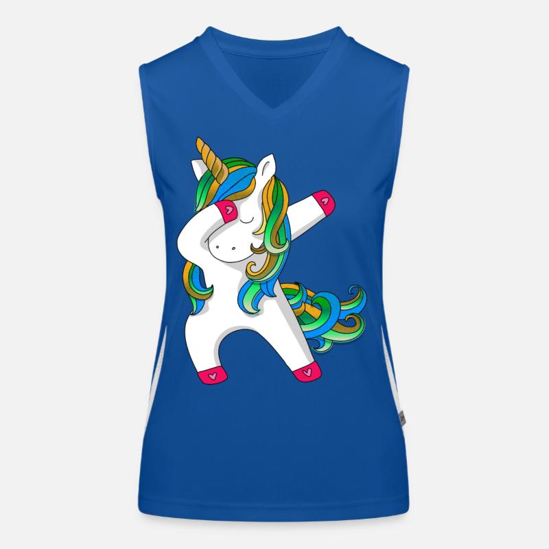 Licorne tamponnant Débardeur respirant contrasté Femme