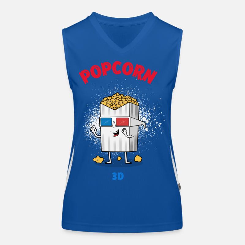 Popcorn Funktionelles Kontrast-Tank Top für Frauen