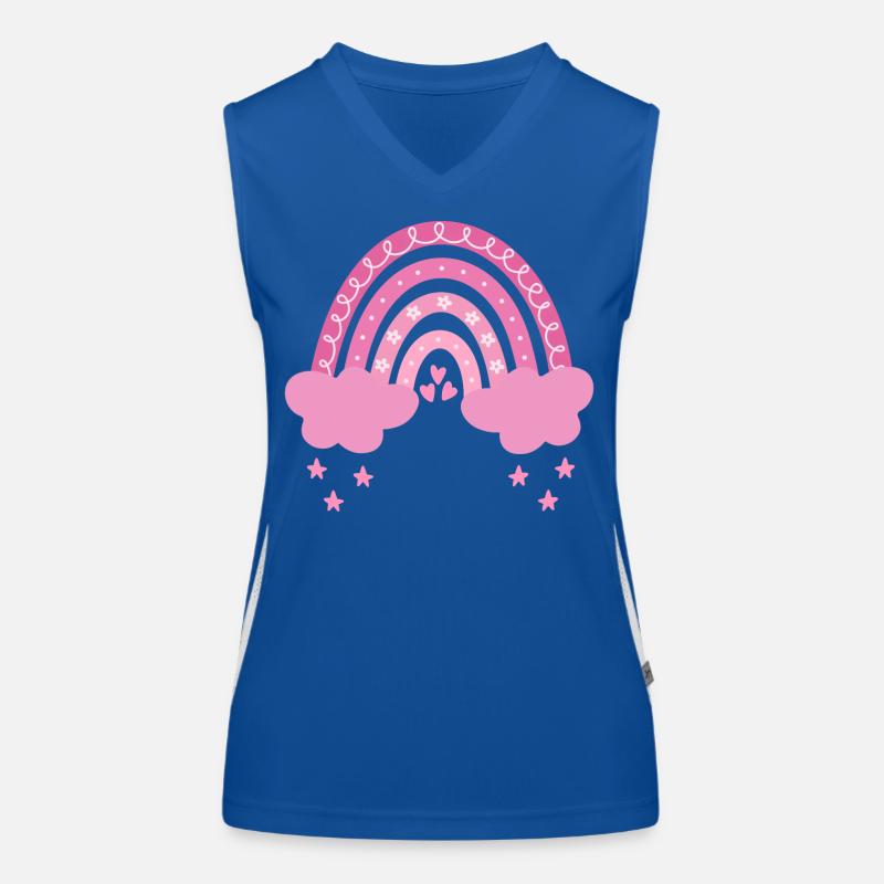 Boho Rainbow Women's Functional Contrast Tank Top