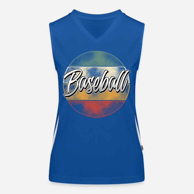 Baseball Funktionelles Kontrast-Tank Top für Frauen