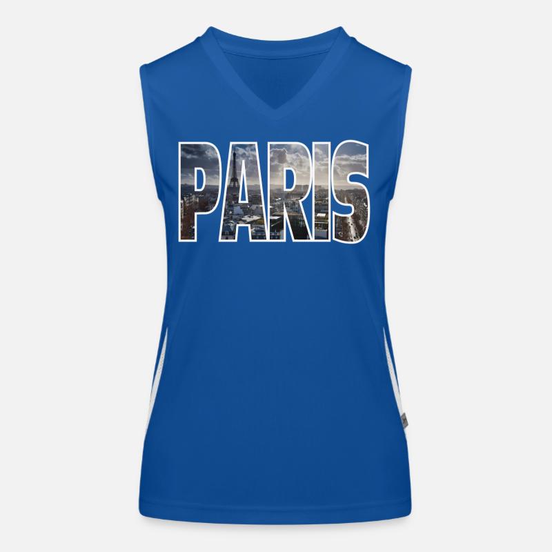Paris Funktionelles Kontrast-Tank Top für Frauen