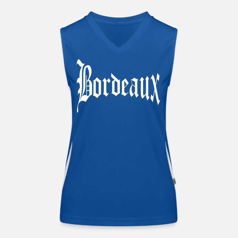 Bordeaux Débardeur respirant contrasté Femme