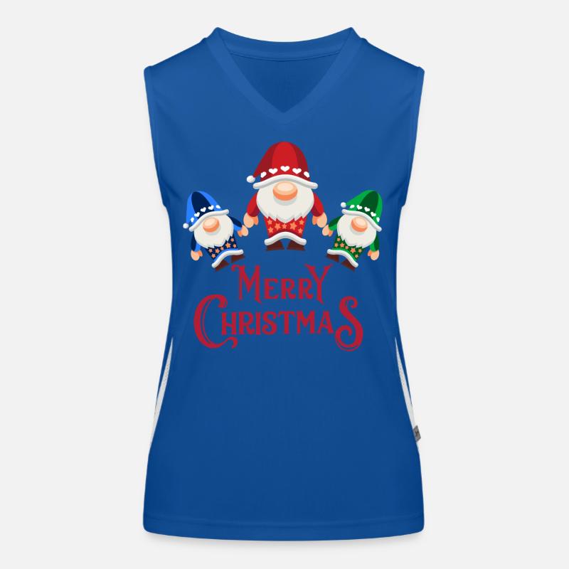 Cheerful Gnoment Trio Women's Functional Contrast Tank Top