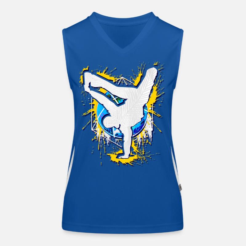 Breakdance - Breakdancer - Breakdancing - BBoy Funktionelles Kontrast-Tank Top für Frauen