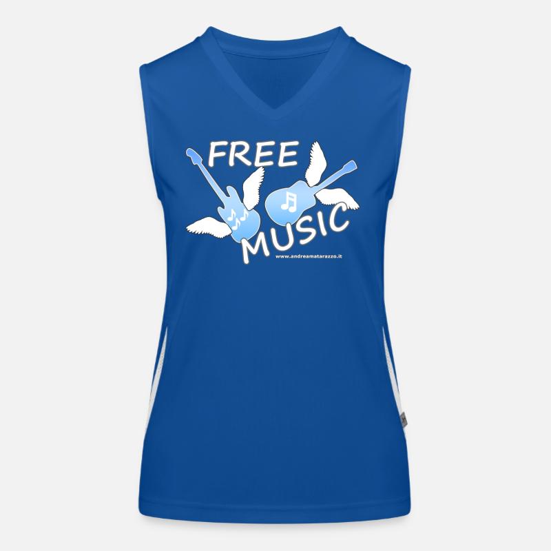 Musique gratuite Débardeur respirant contrasté Femme