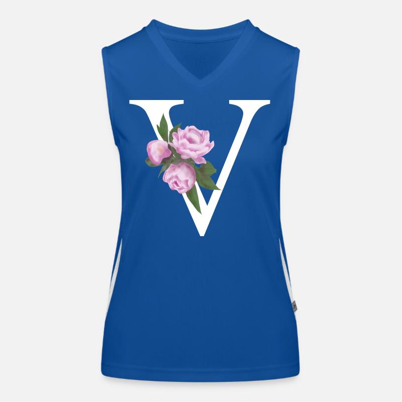V Funktionelles Kontrast-Tank Top für Frauen