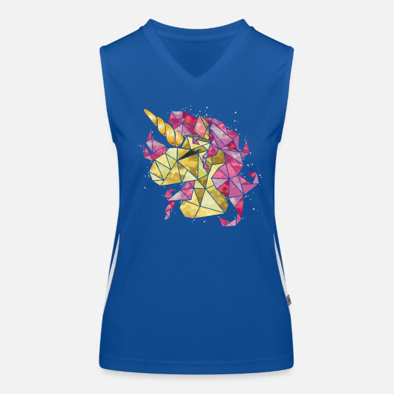 Einhorn Mila Chibi Kind Funktionelles Kontrast-Tank Top für Frauen