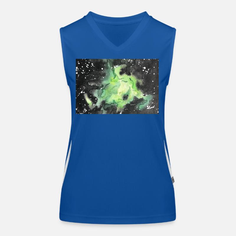 Galaxy Nebula Galaxie Nebel Nerd Astronomie space Funktionelles Kontrast-Tank Top für Frauen